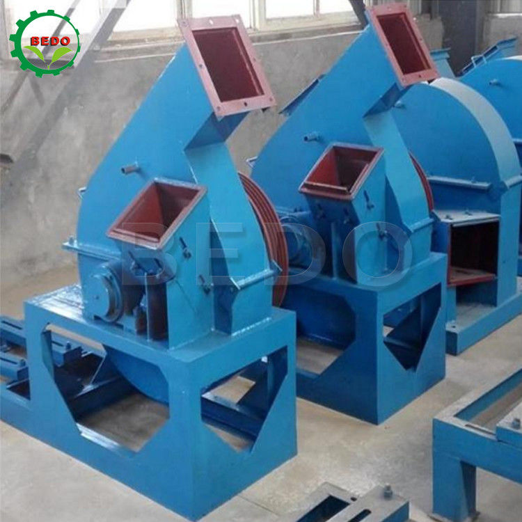 2-4T / H صغيرة الكهربائية القرص الخشب شيكر آلة معتمدة CE المدمجة الفرع المدمجة