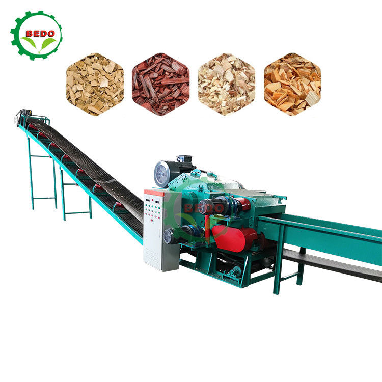 الكهربائية 380 فولت الخيزران الخشب الشظايا صنع آلة 8-10T/H الصناعية طبل نوع شاشة