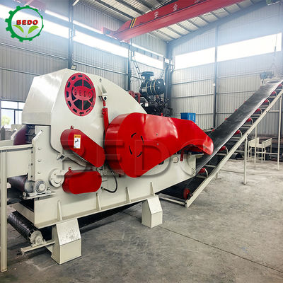 كوكوت شيل هسك آلة شيكر الخشب الديزل المحمول 55HP لإندونيسيا معالجة الفحم الخشبي والجوز